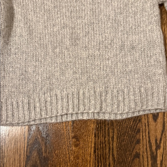LoveShackFancy Off-Shoulder Sweater - Light Gray - Picture 4 of 8